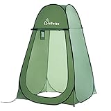 WolfWise Pop-Up Duschzelt, Toilettenzelt, Umkleidezelt, Tragbar Camping Duschkabine WC Zelt Mobile...