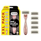 WILKINSON SWORD - Intuition Complete For Women | Smooth Shave | Razor Handle + 6 Blade Refill,Pink,...