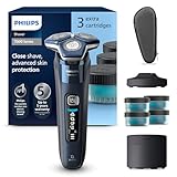 PHILIPS Shaver Series 7000 – Elektrischer Nass- und Trockenrasierer für Herren mit ausklappbarem...