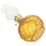 Homoyoyo Retro Petroleumlampe aus Glas Tisch Öllampe mit Filigranem Lampenschirm Winddichtes...