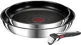 Tefal L97493 Ingenio Preference On 3-teiliges Pfannenset | stapelbar | Antihaftversiegelung |...