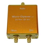 Asuinxurr 10 W V/U 2 M 70 cm Mikro-Diplexer-Duplexfilter, Wird Zwischen Sender und Antenne Platziert...