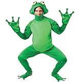 Lustiges Herren-Cosplay-Kostüm, Frosch, Einteiler, für Erwachsene, Tiere, Halloween, Cosplay,...