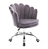 Ergonomischer Bürostuhl höhenverstellbar mit Rollen, gepolsterter Sitz, ideal für Zuhause und...