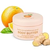 Jean & Len Body Butter Orange & Ingwer, versorgt die Haut ausreichend mit Feuchtigkeit,...