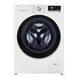 LG F4WV709P1E, Klasse A, Frontlader-Waschmaschine 9 kg, Wi-Fi, AI Direct Drive, Tiefenreinigung mit...