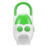Tnfeeon AM-FM-Duschradio IPX5 mit 500 MW-Lautsprecher, Elektronische Abstimmung, Tragbares...