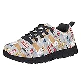 chaqlin Sportschuhe für kleine Jungen und Mädchen, Unisex, Kinder, Netzstoff, Corgi Party, 34 EU