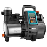 Gardena Premium Hauswasserautomat 6000/6E LCD Inox: Hauswasserpumpe mit 6000 l/h Fördermenge, 1300...