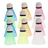 iplusmile 12Stücke Kunststoff Badminton Shuttlecocks Hochstabile Und Langlebige Federbälle Für...