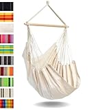 AMAZONAS - XL Hängesessel Brasil | Hängesessel ohne Gestell mit großer Sitzfläche, handgefertigt...