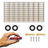 ArtTwist Trailer für Modellauto Vitrine | Hot Wheels Aufbewahrung zu 80 Fächen | Sammlervitrine...