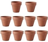 10 Stück Mini-Ton-Töpfe, Terrakotta-Topf, Keramik, Pflanzgefäße, Kaktus-Blumentöpfe,...