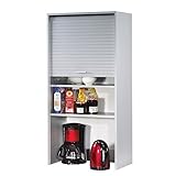 SIMMOB Rollladenschrank Hängeschrank/Hochschrank mit Jalousientür – H123,6 x B60 x T35 cm – 3...
