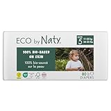 Eco by Naty Baby Öko Windeln - umweltfreundliche Premium-Bio Windeln aus pflanzenbasierten...