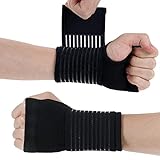 ACWOO Handgelenkbandage, 2 Stück Handgelenkstütze Handbandage mit Klettverschluss für Sport und...