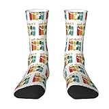 Sneaker Socken Motocross-Rennen Mit Dirtbikes Kompressionssocken Klassische Sportsocken Atmungsaktiv...