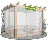 TTL GARDEN Moskitonetz Deluxe XXL 500x300x250cm weiß - feinmaschig 0,07mm Maschenweite -...