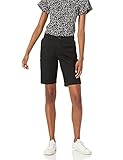 Amazon Essentials Damen Khakifarbene Bermudashorts mit mittelhohem Bund, schmaler Passform und 25 cm...