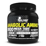 OLIMP- Anabolic Amino 9000 Mega Tabs (300 Kapseln). Hochwertiges Nahrungsergänzungsmittel mit einer...