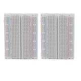 Heevhas 400 Pin Breadboard Lötfreie Leiterplatten-Sets Elektronik Steckbrett Experimentierboard 4...