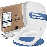 Wilford & Sons Premium WC Sitz eckig – Toilettendeckel mit Absenkautomatik rechteckig– passend...