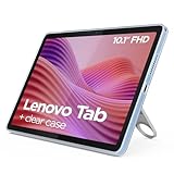 Lenovo Tablet, Display 25,6 cm (10,1 Zoll) FHD, Prozessor Mediatek Helio G85, 4 GB RAM, 128 GB...
