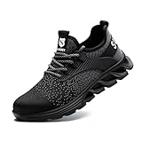 SUADEX Sicherheitsschuhe Arbeitsschuhe Herren Damen Leicht S3 Arbeitsschutzschuhe Stahlkappenschuhe...