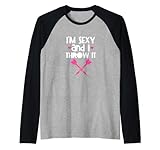 I'm Sexy And I Throw It Dart Lustiger Dartspieler Raglan