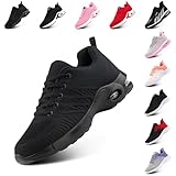 Laufschuhe Damen Sportschuhe Luftpolster Atmungsaktiv Turnschuhe rutschfeste Leichtgewichts...