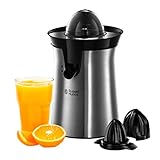 Russell Hobbs Orangenpresse & Zitruspresse elektrisch [links-& rechtsrotierend, 2 Presskegel für...
