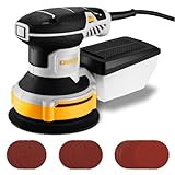 Exzenterschleifer 125mm Exenterschleifmaschine 300W: DEKOPRO Schleifmaschine für Holz mit 16...