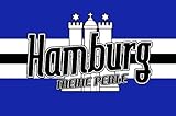 Hamburg Fahne Flagge Meine Perle Hissfahne 90x150cm Fahnen
