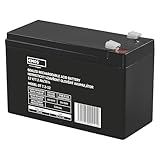 EMOS - Wartungsfreier Bleiakku - 12V 7,2Ah - AGM Batterie - Faston 6,3mm Anschluss - Für...