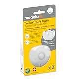 Medela Contact Brusthütchen aus Silikon – Weiches, ultradünnes Design – BPA-frei – 1 Packung...