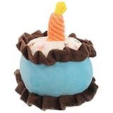Abaodam Plüsch Hundespielzeug Kuchenform Quietschspielzeug für Kleine und Mittelgroße Welpen...