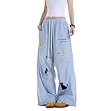 Generisch Baggy Jogginghose Damen Herren Dackel Graphic Sweatpants Baumwolle Kordelzug Freizeithose...