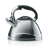 kela Wasserkessel Induktion 3L, Camping Wasserkessel Edelstahl, mit sicherem Öffnen des...