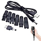 Ladekabel Kompatibel,Usb Netzkabel Kabel,USB-Netzkabel,USB Netzkabel Kabel Rasierer,Ladegerät für...