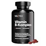 VALYOU Vitamin B-Komplex ◉ 180 Kapseln für 6 Monate Tagesbedarf aller 8 B-Vitamine + Vitamine C &...