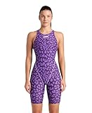 ARENA Damen Rennanzug Powerskin St Next Badeanzug, Leopardenleder, Violett, 24