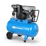 GÜDE Kompressor 700/10/100 400V Ölgeschmiert, 2-Zylinder, 650 l/min, 10 bar, Druckminderer,...