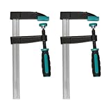 wolfcraft Schraubzwingen Set 2tlg. I 8646000 I Für vielfältige Spannanwendungen – ideal für...