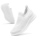 Littleplum Damen Sneaker Atmungsaktiv Turnschuhe Leicht Laufschuhe Sportschuhe Damen Schuhe,Weiß,38...