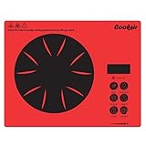 Glaskeramikkochfeld 1 Zone mit Stecker, Cooksir Einzeln Kochfeld Autarkes mit Griff und Knauf
