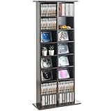 VEVOR Medienaufbewahrungsschrank, 8-lagiges DVD-Regal für bis zu 464 CDs, verstellbare CD-Regale...