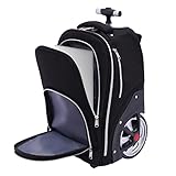 Beaudreaul Trolley Rucksack, Reiserucksack mit Rollen 45L Koffer Rucksack Schulrucksack Handgepäck...