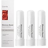 3 ×Memory Boost Inhalator, Nasenspray, Memory Boost, Beruhigende Nasendusche, Erfrischende...