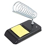 Tragbares Lötkolben Feder Springhalter Station Station Lötpistole Schwamm Metallstation Nacharbeit...