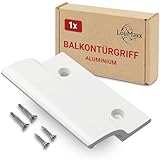 LouMaxx Balkontürgriff außen – Robuster Terrassentür Griff aus Aluminium - Wetterfester,...